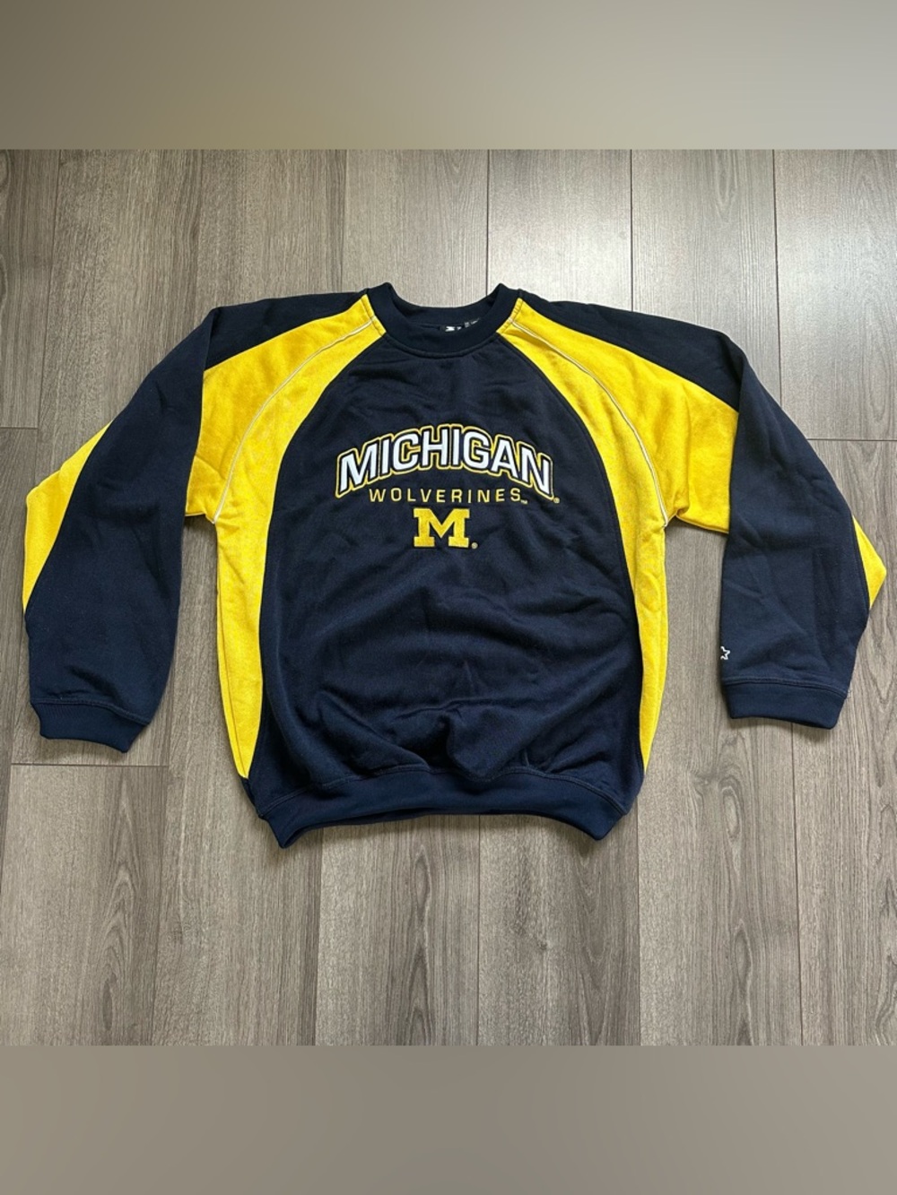 University of Michigan Vintage STARTER Jersey Sweatshirt - Size L